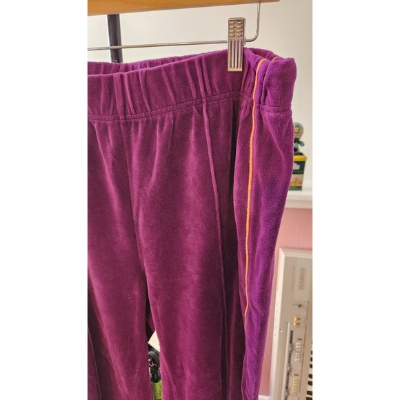 BDG Urban Outfitter Purple Orange Velvet Track Pants - XXL Women's - Flare - Picture 4 of 8